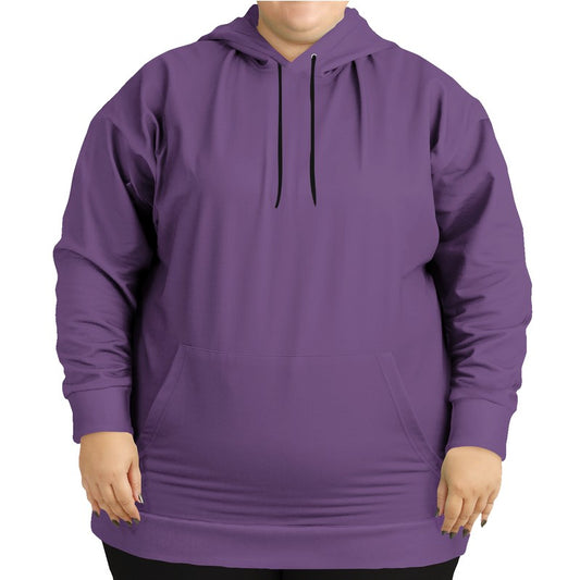 Medium Muted Purple Hoodie PLUS (MPU2-MU-ME) - Woman Front PLUS