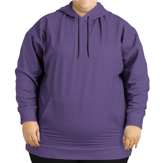 Medium Muted Purple Hoodie PLUS (PU-MU-ME) - Woman Front PLUS
