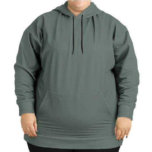 Medium Neutral Green Hoodie PLUS (BGG2-NE-ME) - Woman Front PLUS