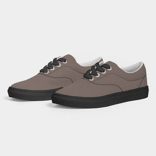 Medium Neutral Orange Women's Canvas Sneakers (OR2-NE-ME) - Side 3