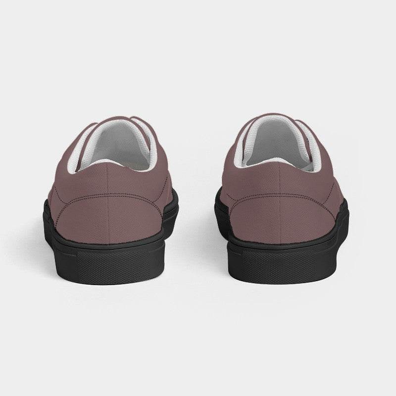 Medium Neutral Red Men's Canvas Sneakers (RPI2-NE-ME) - Back