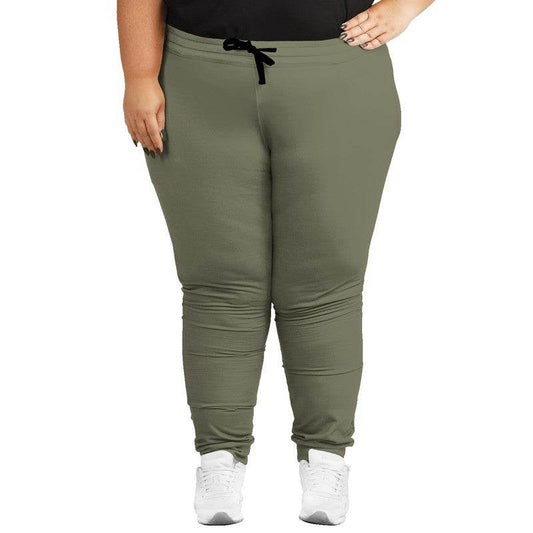 Medium Neutral Yellow Joggers PLUS (LY2-NE-ME) - Woman Front PLUS