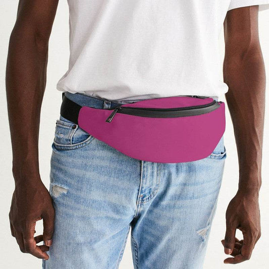Medium Pink Belt Bag (PIM1-ME-ME) - Man Front CloseUp