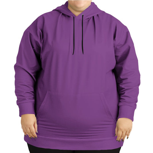 Medium Purple Hoodie PLUS (MPU1-ME-ME) - Woman Front PLUS