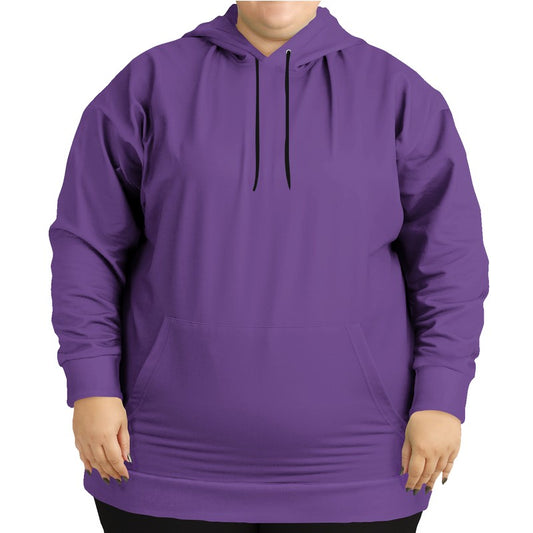 Medium Purple Hoodie PLUS (MPU3-ME-ME) - Woman Front PLUS