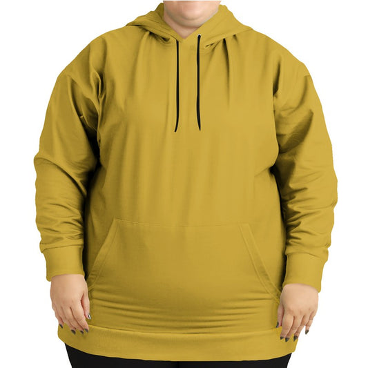 Metallic Gold Hoodie PLUS (Y-CL-DE) - Woman Front PLUS