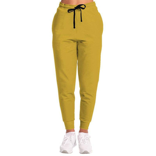 Metallic Gold Joggers (Y-CL-DE) - Woman Front