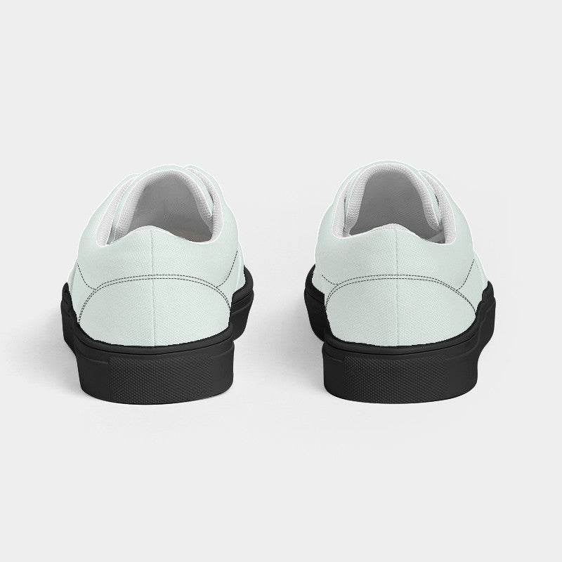 Mint Cream Men's Canvas Sneakers (BGG2-NE-LI) - Back