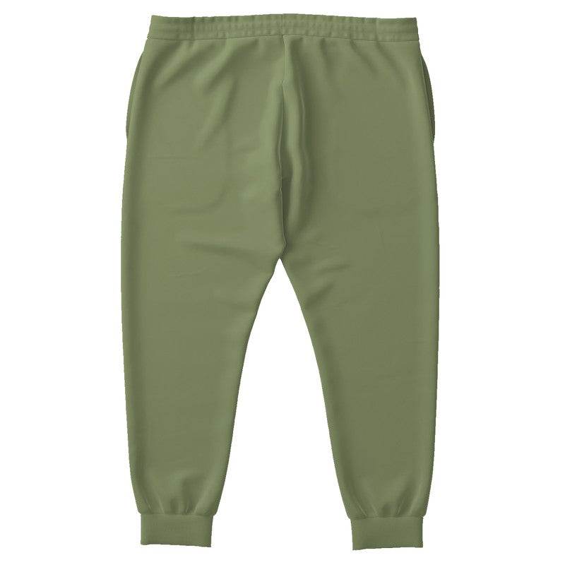 Moss Green Joggers PLUS (L-FM-ME) - Back PLUS