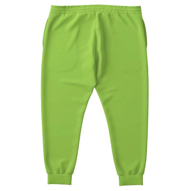 Neon Green Joggers PLUS (GL3-BR-ME) - Back PLUS