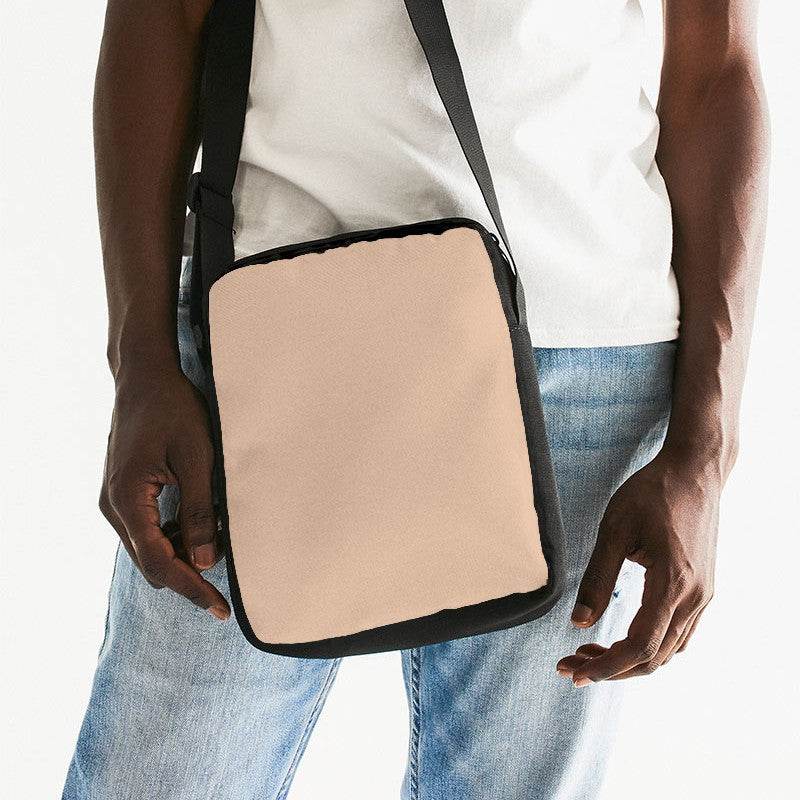 Nude Messenger Pouch (O-FM-LG) - Man Front CloseUp