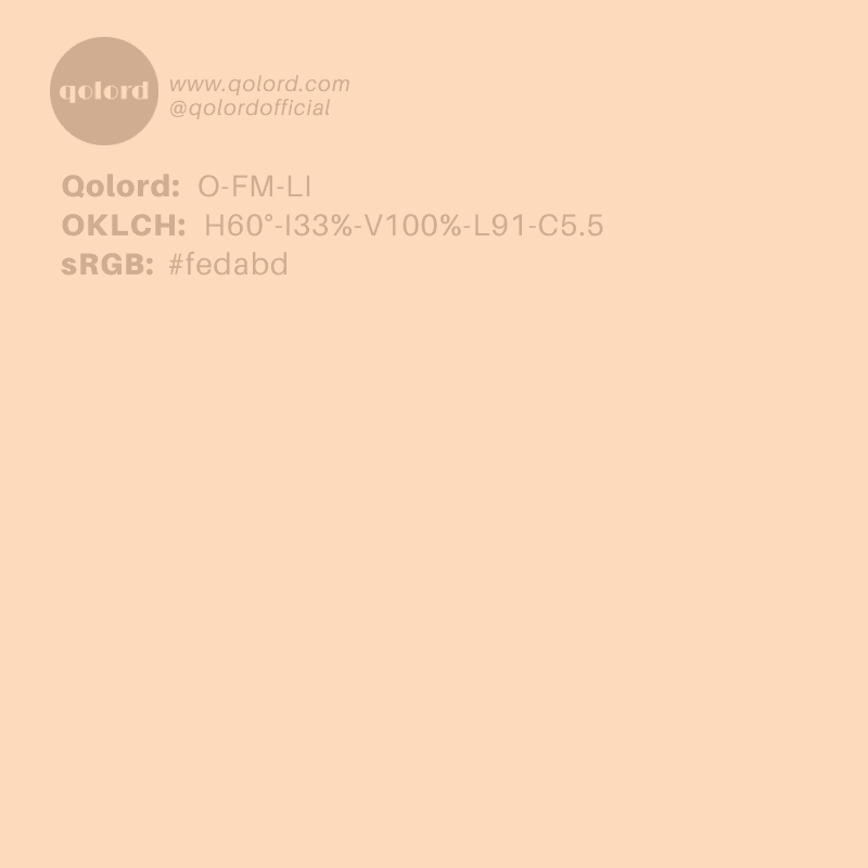 Light Fully-Muted Orange | O-FM-LI