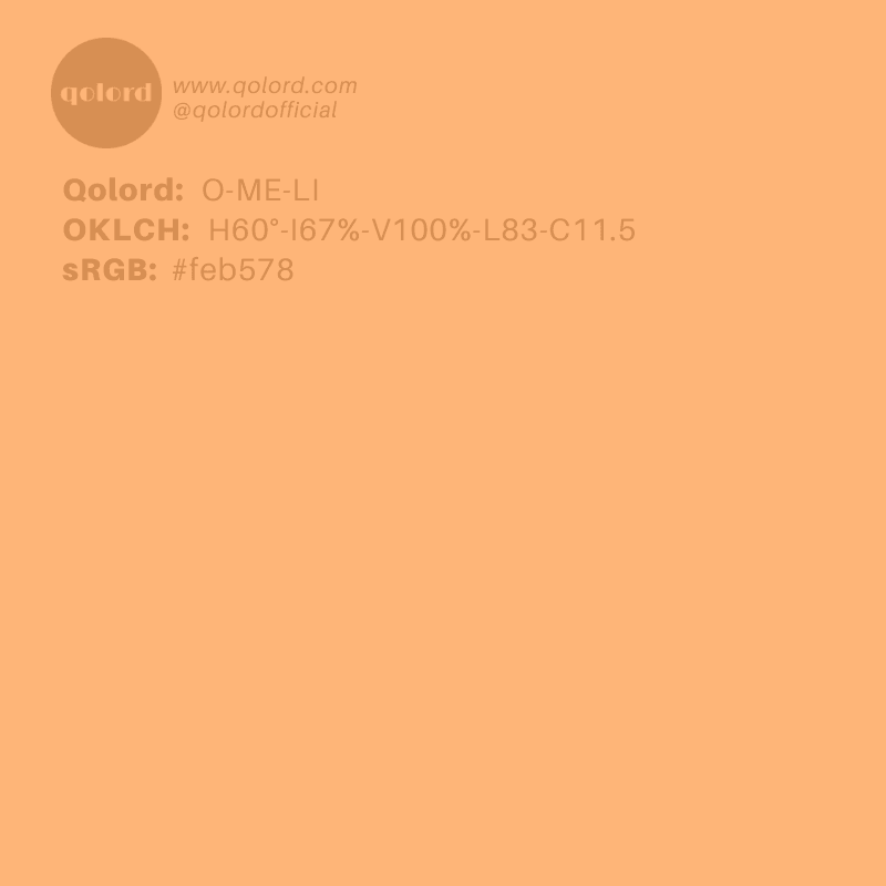 Light Medium Orange | O-ME-LI