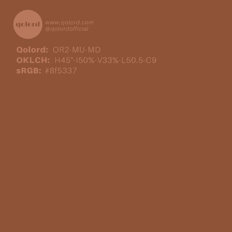 Medium-Dark Muted Orange | OR2-MU-MD