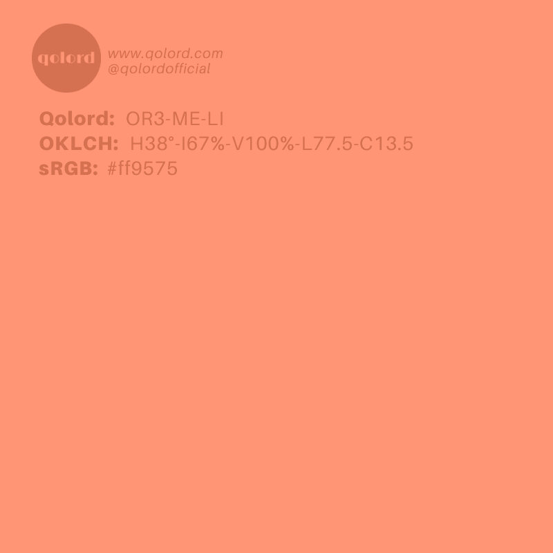 Light Medium Orange | OR3-ME-LI