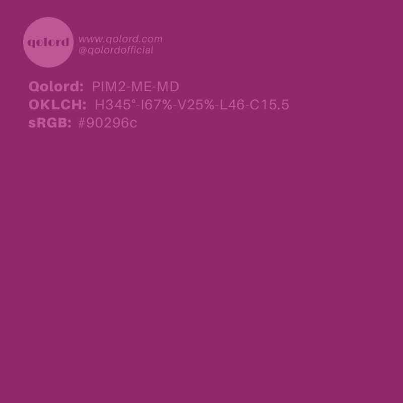 Medium-Dark Medium Magenta | PIM2-ME-MD
