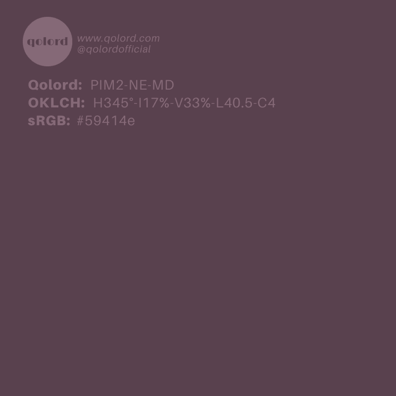 Medium-Dark Neutral Magenta | PIM2-NE-MD
