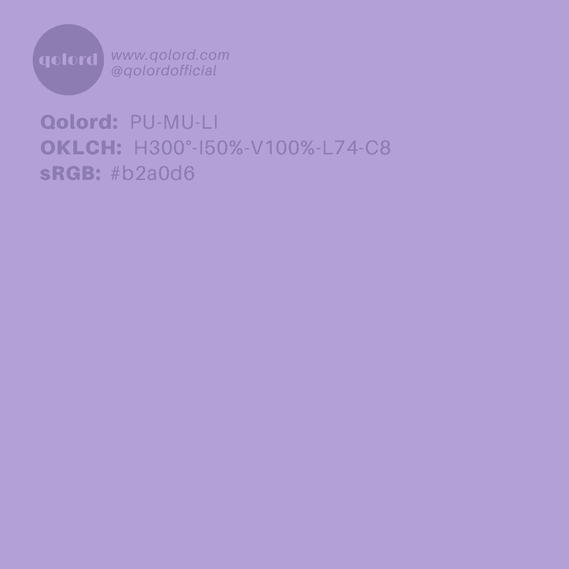 Light Muted Purple | PU-MU-LI