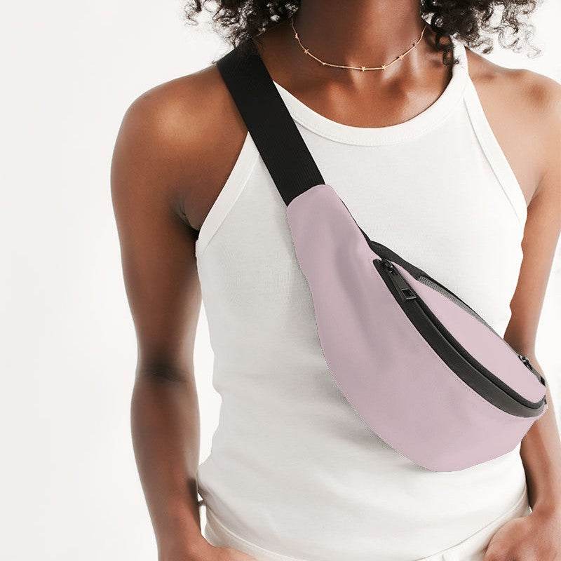 Pale Pink Belt Bag (PI-NE-LI) - Woman Front CloseUp