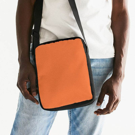 Papaya Messenger Pouch (OR2-CL-ME) - Man Front CloseUp