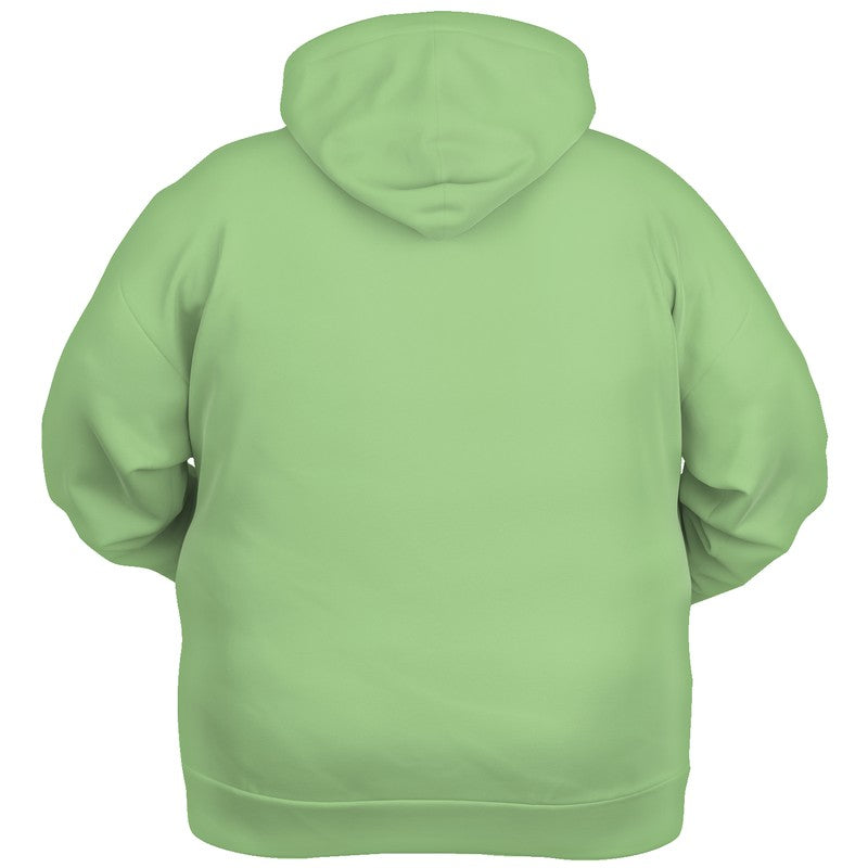 Pastel Green Hoodie PLUS (GL2-ME-LI) - Ghost Back PLUS
