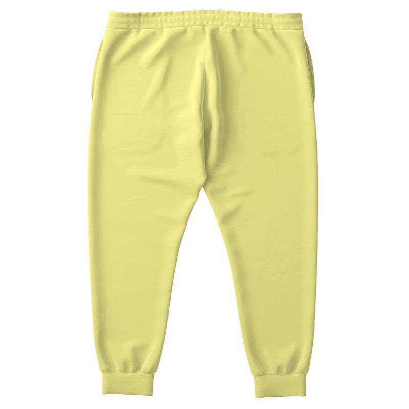 Pastel Yellow Joggers PLUS (LY2-ME-LI) - Back PLUS
