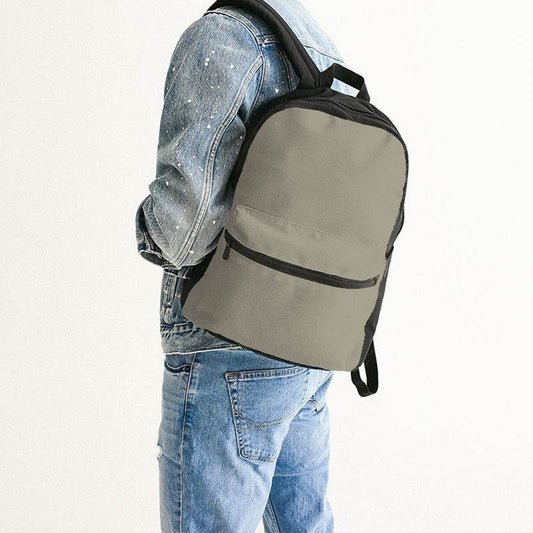 Pearl Canvas Backpack (Y-NE-ML) - Man Back CloseUp