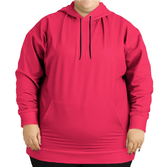 Pink-Red Hoodie PLUS (RPI2-BR-ME) - Woman Front PLUS