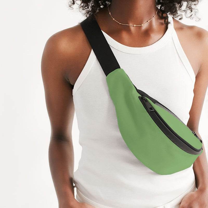 Pistachio Belt Bag (GL2-ME-ML) - Woman Front CloseUp