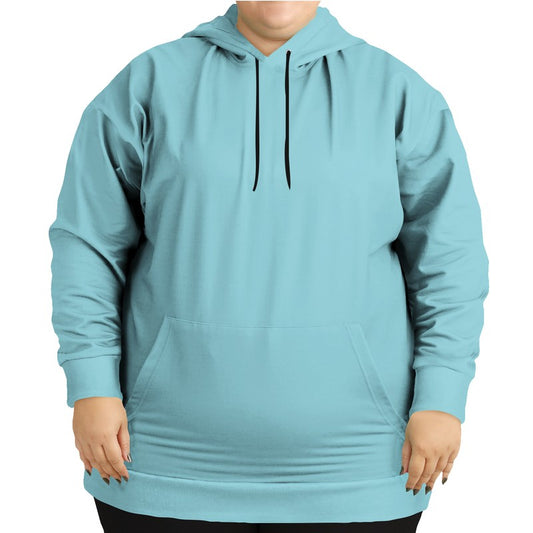 Powder Blue Hoodie PLUS (C-MU-LG) - Woman Front PLUS