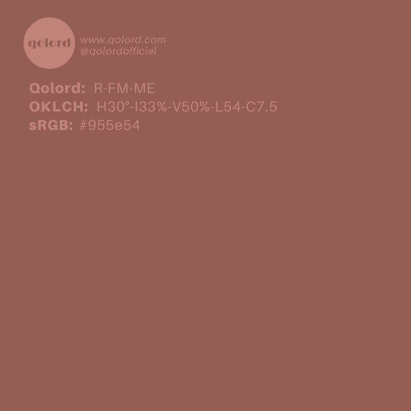 Medium Fully-Muted Red | R-FM-ME