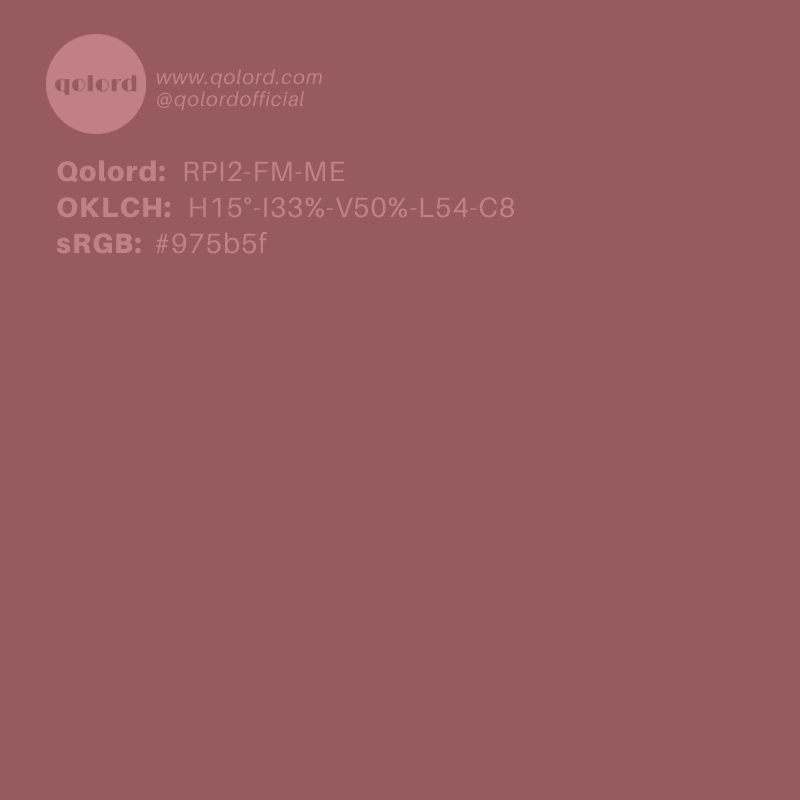 Medium Fully-Muted Red | RPI2-FM-ME