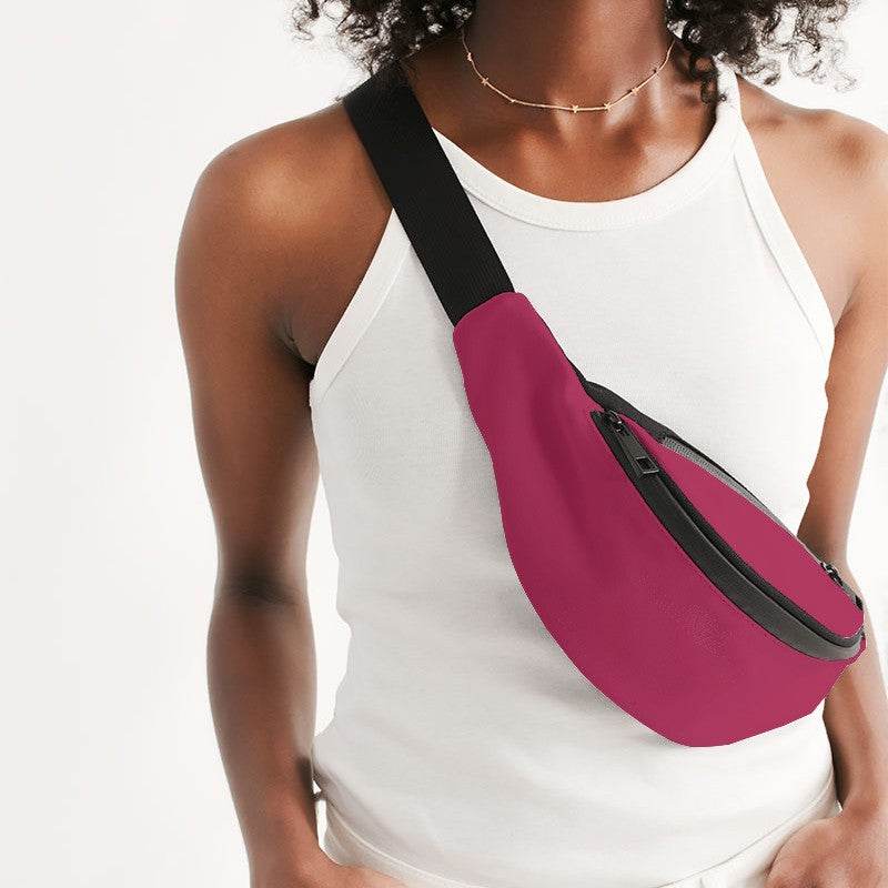 Raspberry Belt Bag (RPI3-CL-DE) - Woman Front CloseUp