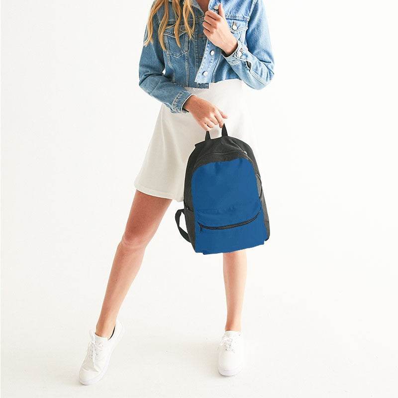 Raw Blue Canvas Backpack (IB3-CL-DE) - Woman