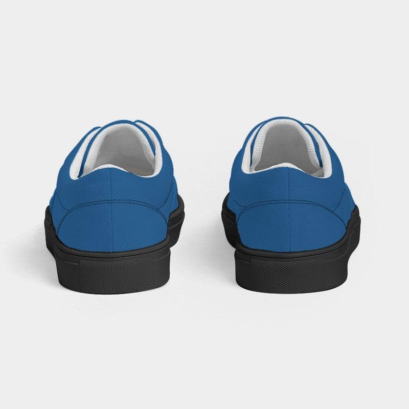 Raw Blue Men's Canvas Sneakers (IB3-CL-DE) - Back