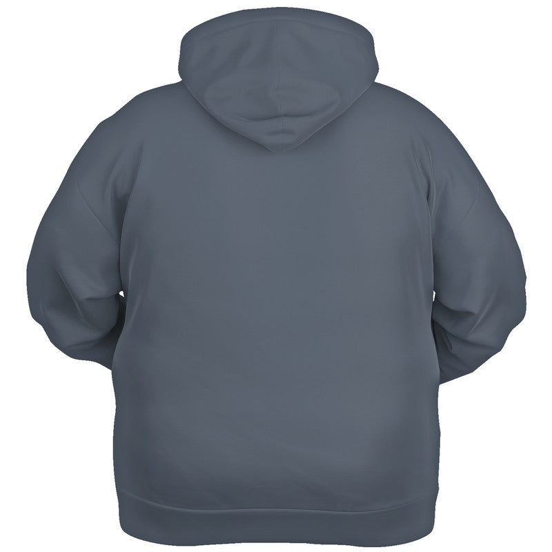 Slate Gray Hoodie PLUS (IB2-NE-ME) - Ghost Back PLUS