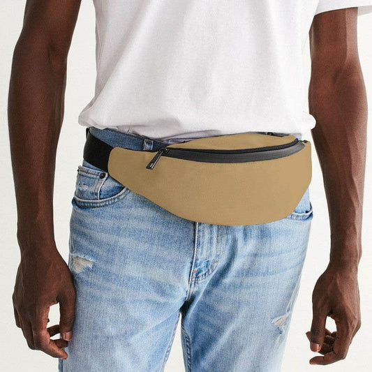 Tan Belt Bag (YO2-MU-ML) - Man Front CloseUp
