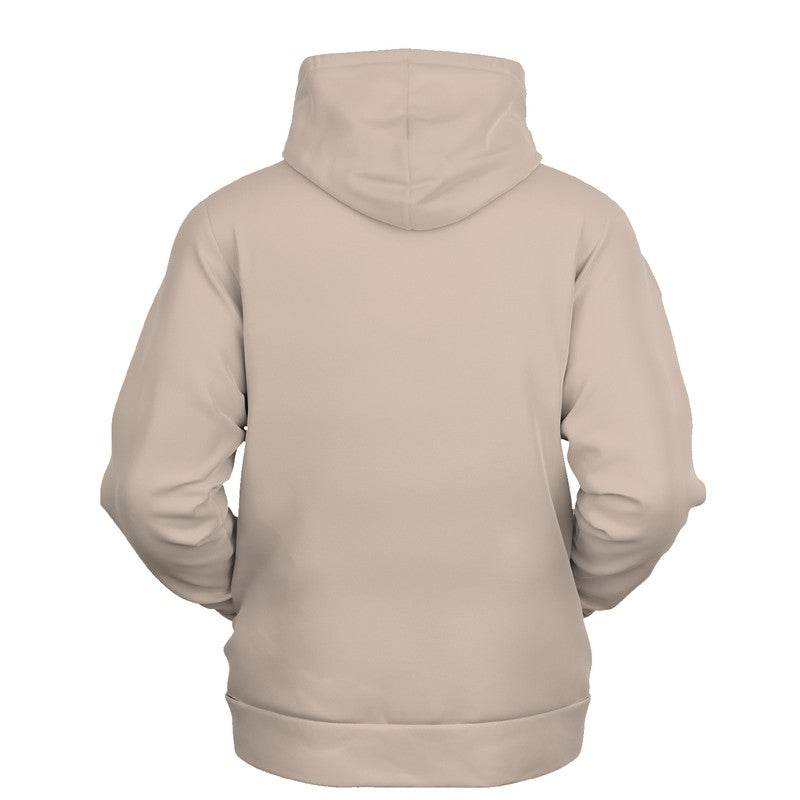 Taupe Gray Hoodie (O-NE-LG) - Ghost Back