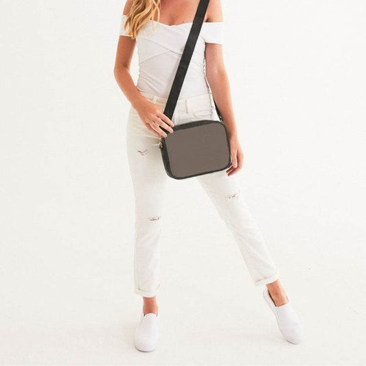 Taupe Haze Crossbody Bag (O-NE-ME) - Woman Front