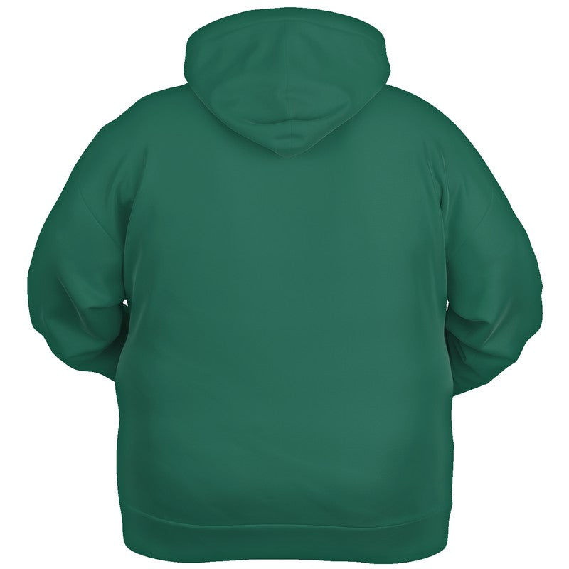 Teal Green Hoodie PLUS (BGG1-ME-DE) - Ghost Back PLUS