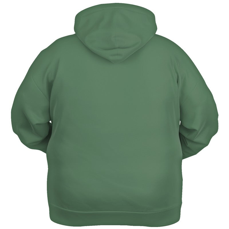 Vintage Green Hoodie PLUS (G-FM-ME) - Ghost Back PLUS