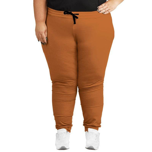 Vintage Orange Joggers PLUS (OR1-CL-DE) - Woman Front PLUS