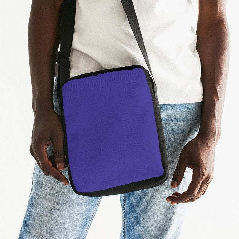 Violet Messenger Pouch (PUI2-BR-ME) - Man Front CloseUp