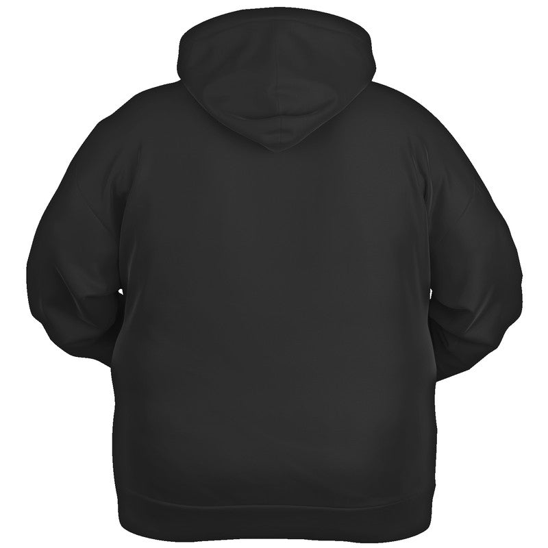 Washed Black Hoodie PLUS (N-FN-DA) - Ghost Back PLUS