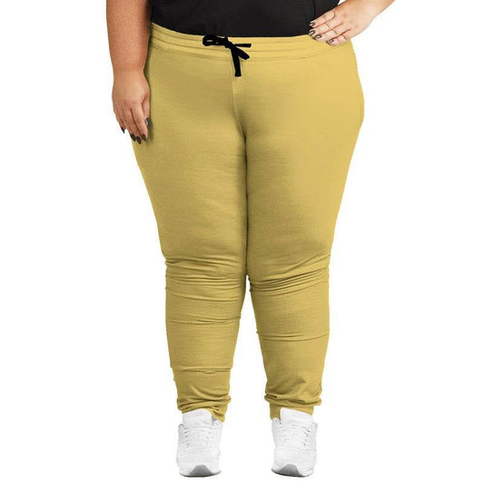 Wheat Gold Joggers PLUS (Y-ME-ML) - Woman Front PLUS