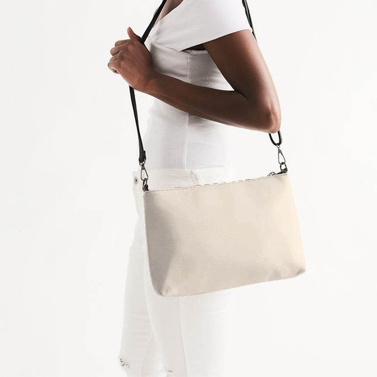 Wintage White Zip Pouch (YO2-NE-LI) - Side CloseUp