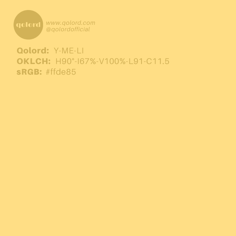 Light Medium Yellow | Y-ME-LI