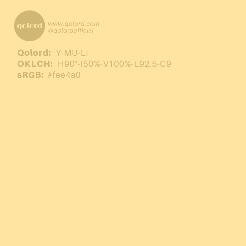 Light Muted Yellow | Y-MU-LI