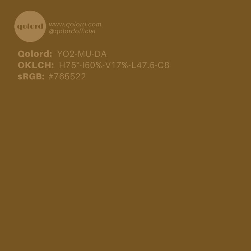 Dark Muted Orange | YO2-MU-DA