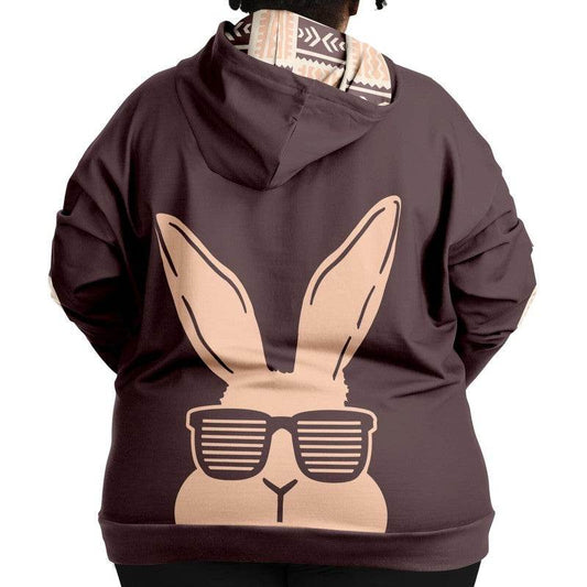 Cool Rabbit Hoodie - PLUS - Woman Back Closeup